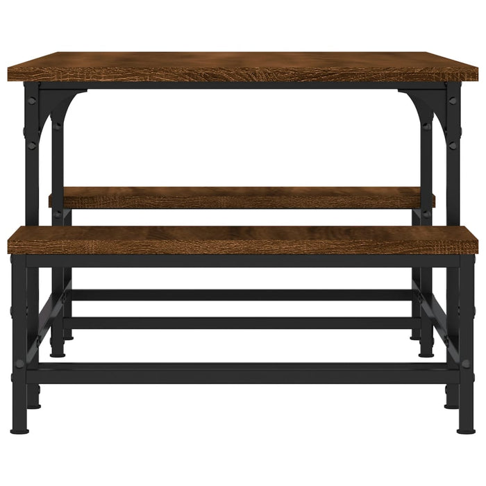 Tavolino Salotto Rovere Marrone 100x50,5x40cm Legno Multistrato 835378