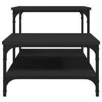 Tavolino da Salotto Nero 100x50,5x45 cm in Legno Multistrato 835379