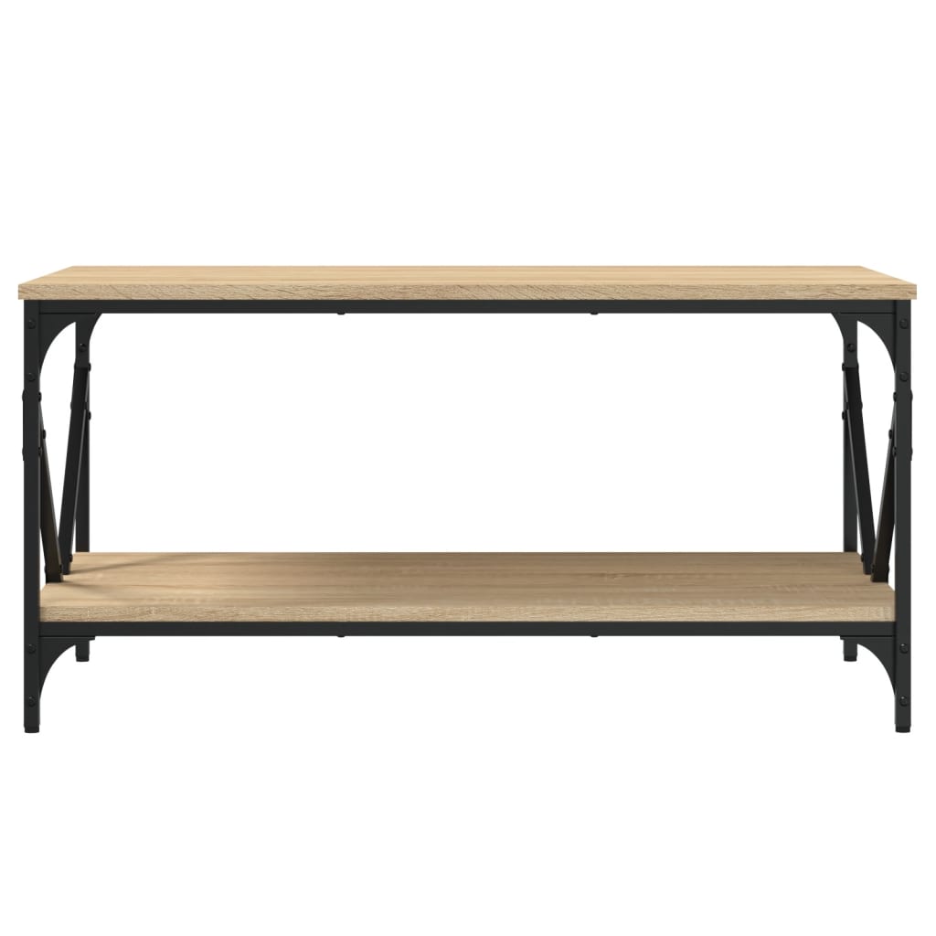 Tavolino da Salotto Rovere Sonoma 90x50x45 cm Legno Multistrato 835385