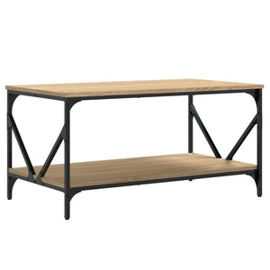 Tavolino da Salotto Rovere Sonoma 90x50x45 cm Legno Multistrato 835385