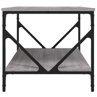 Tavolino da Salotto Grigio Sonoma 90x50x45 cm Legno Multistrato 835387