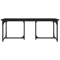 Tavolino da Salotto Nero 90x50x35 cm in Legno Multistrato 835399