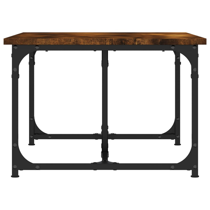 Tavolino da Salotto Rovere Fumo 90x50x35 cm Legno Multistrato 835401