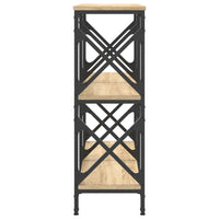 vidaXL Tavolo Consolle Rovere Sonoma 100x28x80,5 cm Legno Multistrato