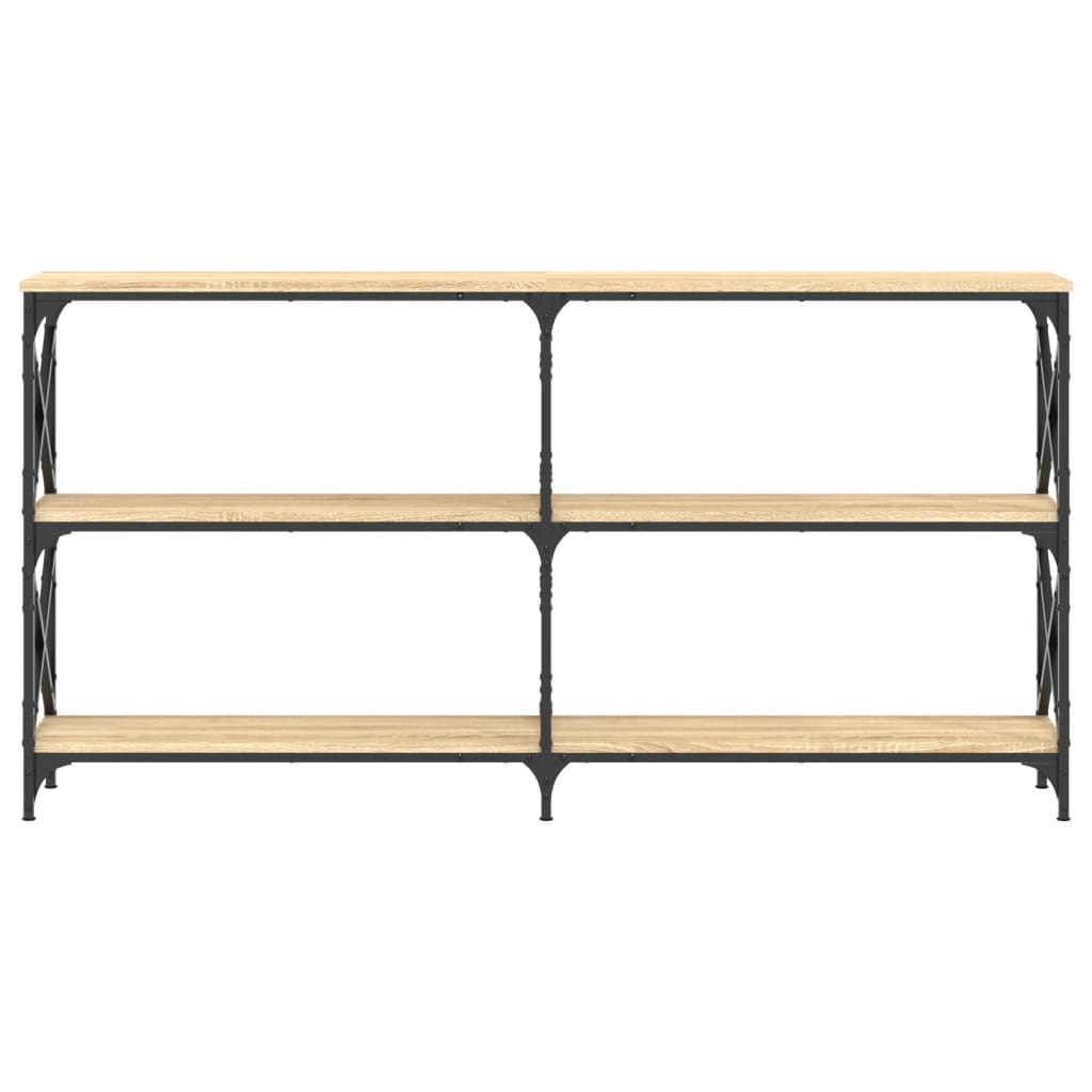 Tavolo Consolle Rovere Sonoma 156x28x80,5 cm Legno Multistrato 835425