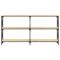 Tavolo Consolle Rovere Sonoma 156x28x80,5 cm Legno Multistrato 835425