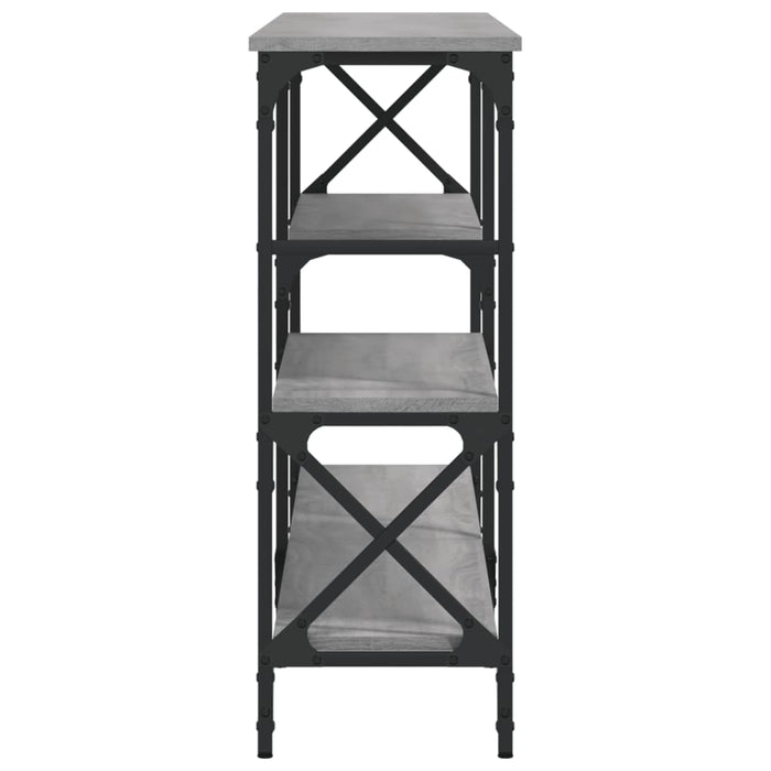 Tavolo Consolle Grigio Sonoma 180x29x76,5 cm Legno Multistrato 835477