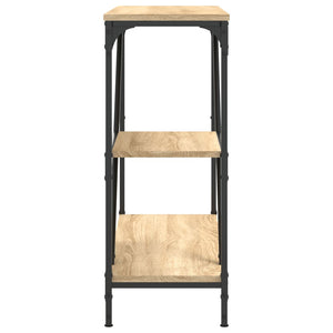 Tavolino Consolle-Tavolino da soggiorno-Tavolo Rovere Sonoma 88,5x30x75 cm Legno Multistrato