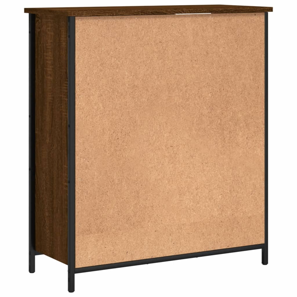 Credenza-Buffet-Armadio da cucina Rovere Marrone 70x30x80 cm in Legno Multistrato