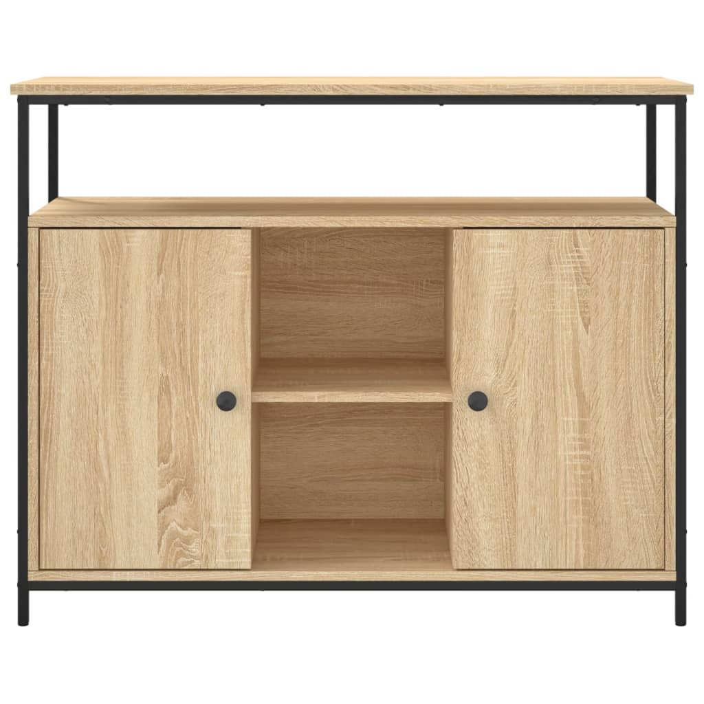 Credenza-Buffet-Armadio da cucina Rovere Sonoma 100x35x80 cm Legno ingegnerizzato