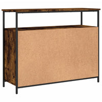 Credenza Rovere Fumo 100x35x80 cm in Legno Multistrato 835501