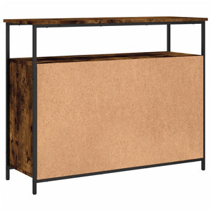 Credenza Rovere Fumo 100x35x80 cm in Legno Multistrato 835501