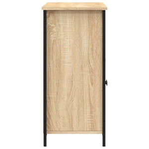Credenza Rovere Sonoma 100x35x75 cm in Legno Multistrato