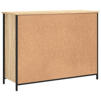 Credenza Rovere Sonoma 100x35x75 cm in Legno Multistrato