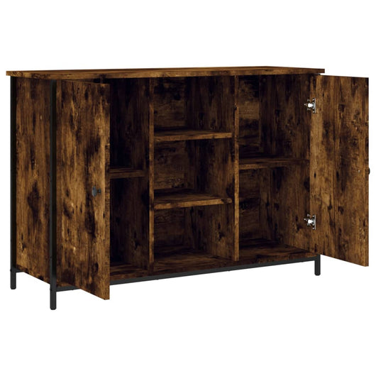 Credenza buffet cassettiera mobile contenitore organizer cucina soggiorno soggiorno 100 x 35 x 70 cm derivati ​​del legno marrone 02_0030829