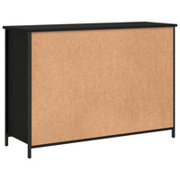 Credenza Nera 100x35x70 cm in Legno Multistrato 835519