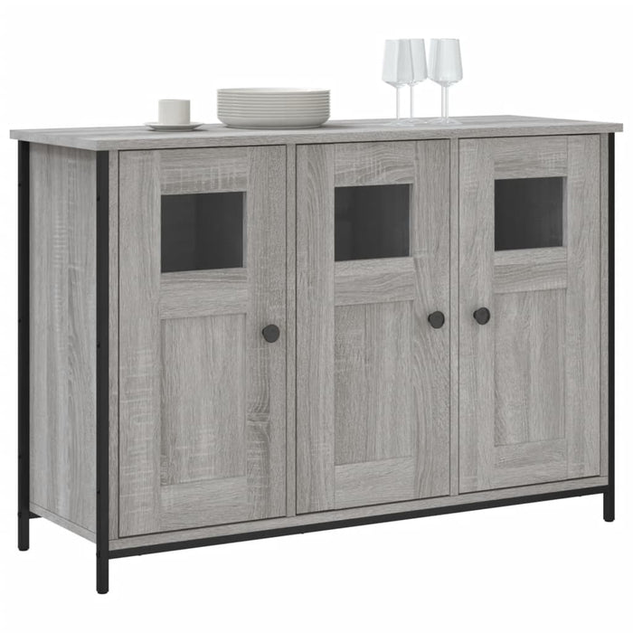 Credenza Grigio Sonoma 100x35x70 cm in Legno Multistratocod mxl 83407
