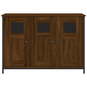 Credenza Rovere Marrone 100x35x70 cm in Legno Multistrato 835523