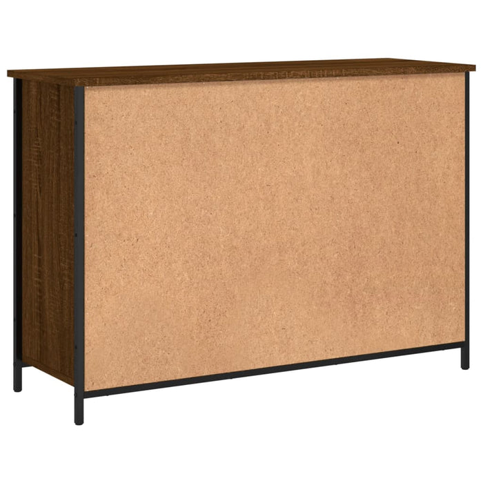 Credenza Rovere Marrone 100x35x70 cm in Legno Multistrato 835523