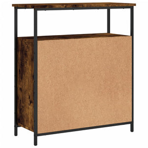 Credenza-Buffet-Armadio da cucina Rovere Fumo 70x30x80 cm in Legno Multistrato 113024