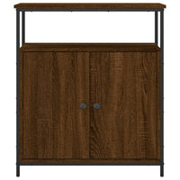 Credenza Rovere Marrone 70x30x80 cm in Legno Multistrato