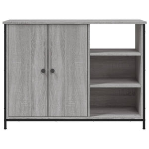 vidaXL Credenza Grigio Sonoma 100x33x75 cm in Legno Multistrato