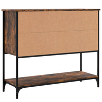 Credenza-Buffet-Armadio da cucina Rovere Fumo 100x36x85 cm in Legno Multistrato