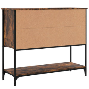Credenza-Buffet-Armadio da cucina Rovere Fumo 100x36x85 cm in Legno Multistrato