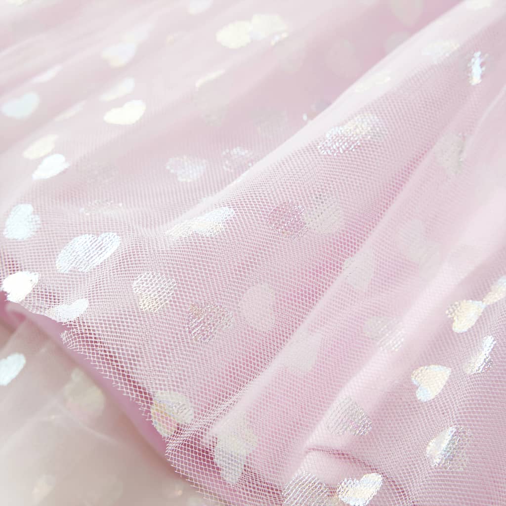 Abito da Bambina con Volant Rosa Chiaro 92 14549