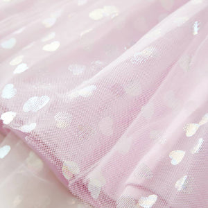 Abito da Bambina con Volant Rosa Chiaro 92 14549