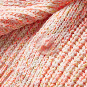 Cardigan da Bambina Lavorato a Maglia Rosa Misto 92 14565