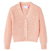 Cardigan da Bambina Lavorato a Maglia Rosa Misto 104cod mxl 108176