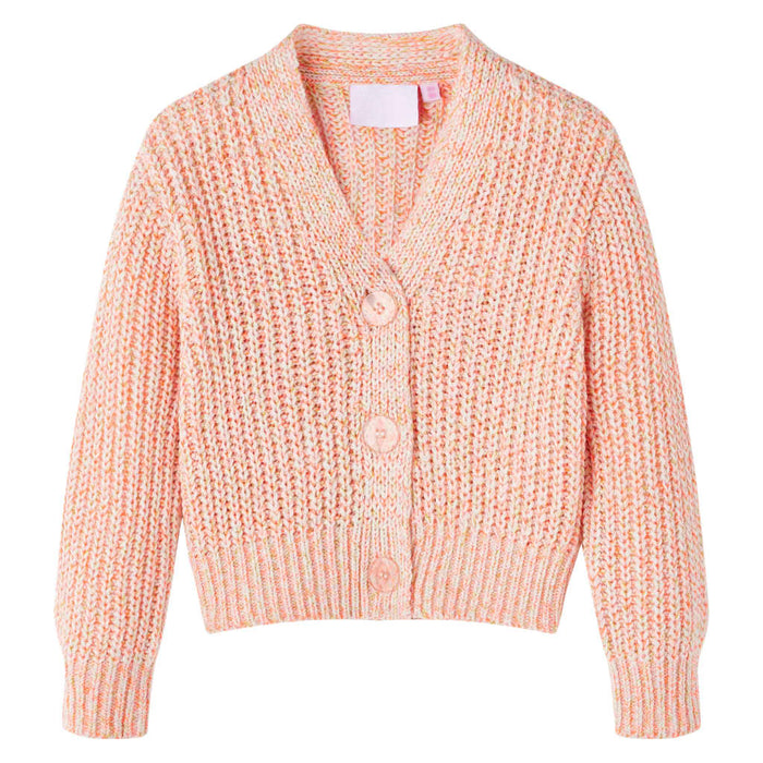 Cardigan da Bambina Lavorato a Maglia Rosa Misto 104cod mxl 108176