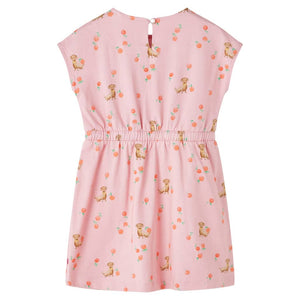 Abito da Bambina con Coulisse Arancione Chiaro 104 14615