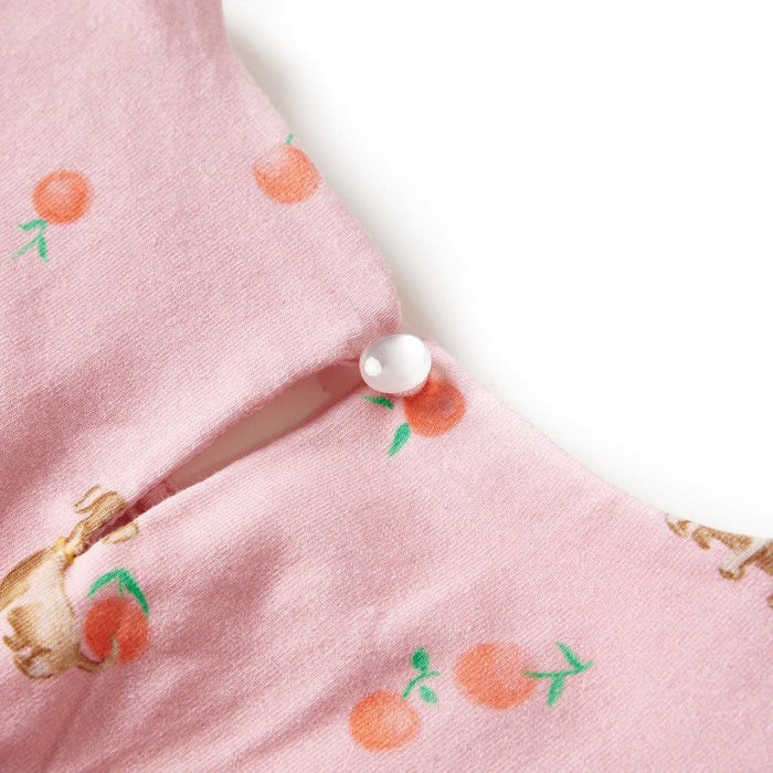 Abito da Bambina con Coulisse Arancione Chiaro 128 14617