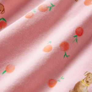 Abito da Bambina con Coulisse Arancione Chiaro 128 14617