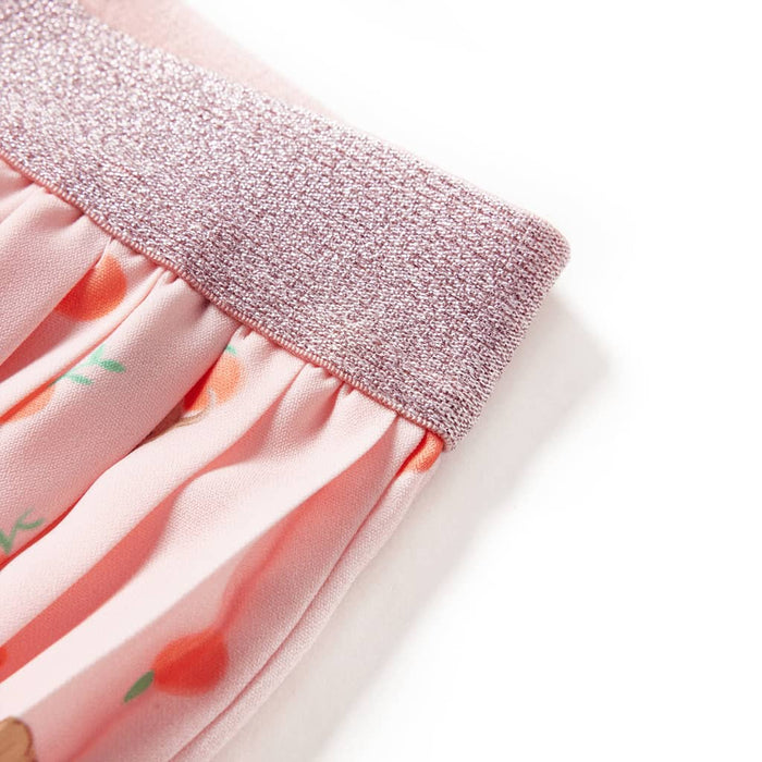 Gonna Plissettata da Bambina Arancione Chiaro 104 14620