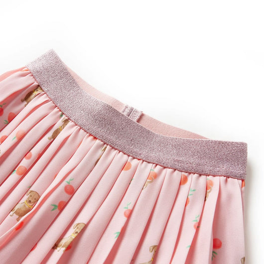 Gonna Plissettata da Bambina Arancione Chiaro 140 14623