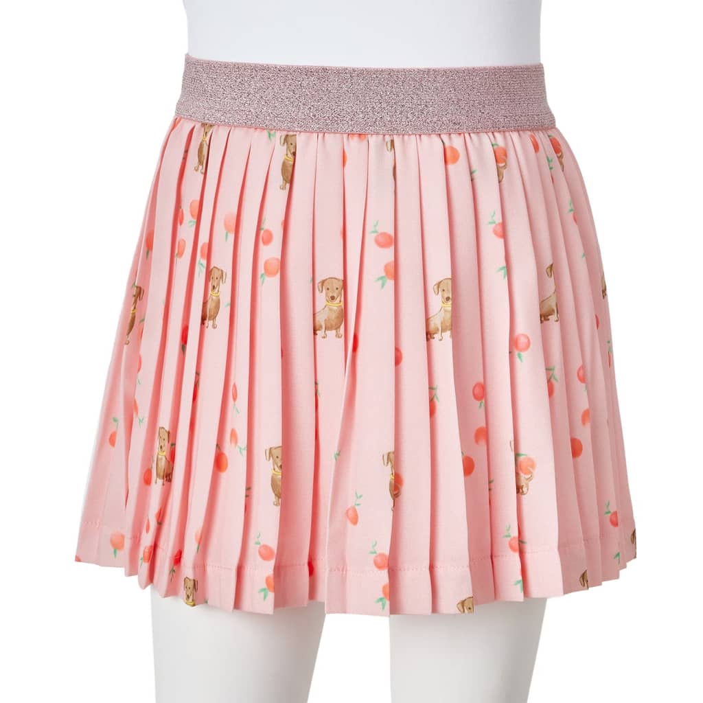 Gonna Plissettata da Bambina Arancione Chiaro 140 14623