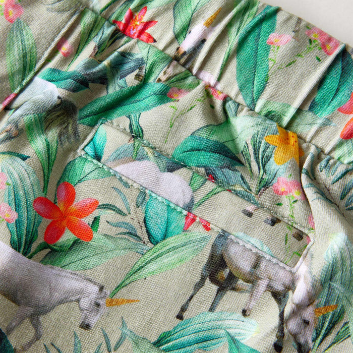 Pantaloncini Bambino Coulisse Khaki Chiaro 104 14628