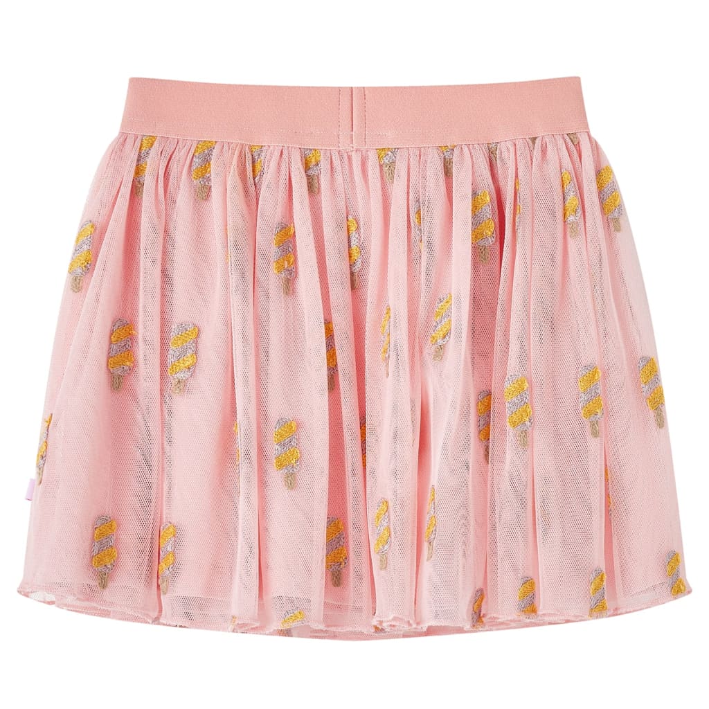 Gonna da Bambina con Tulle Rosa Chiaro 128 14640