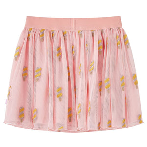 Gonna da Bambina con Tulle Rosa Chiaro 128 14640