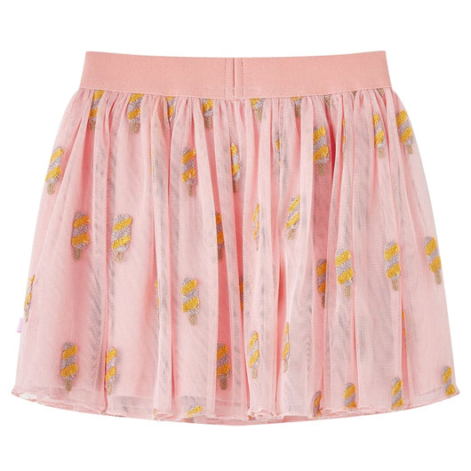 Gonna da Bambina con Tulle Rosa Chiaro 128 14640