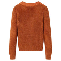 Maglione per Bambini Lavorato a Maglia Cognac 128 14751