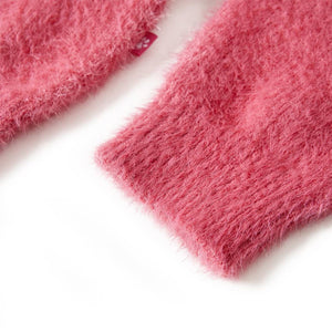 Maglione da Bambina Lavorato a Maglia Rosa Antico 104 14754