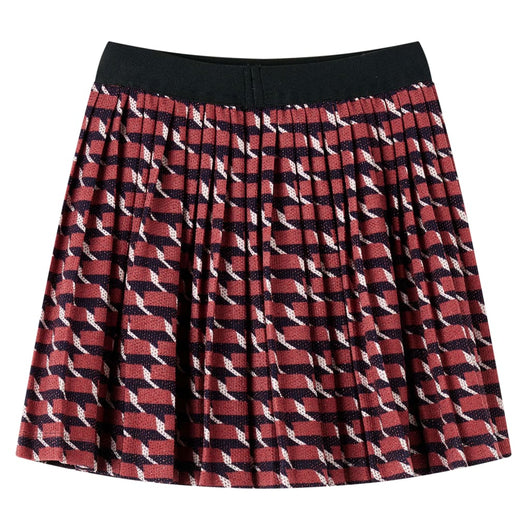 Gonna Plissettata da Bambina con Brillantini Blu Marino 104 14818