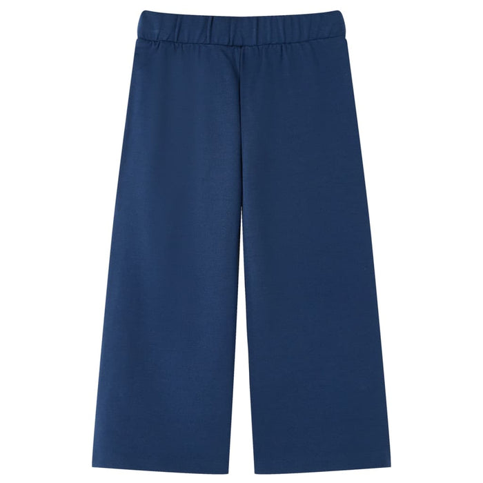 Pantaloni per Bambini a Gamba Larga Blu Marino 116 14829