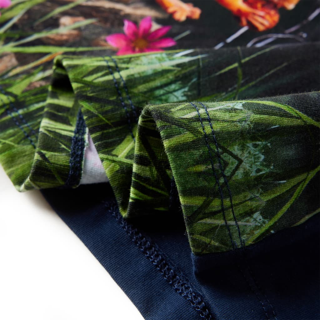 Abito da Bambina a Maniche Lunghe Blu Marino 116 14834