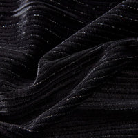 Gonna Plissettata da Bambina con Lurex Nero 92 14872