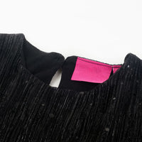 Abito per Bambine a Maniche Lunghe Nero 92 14882